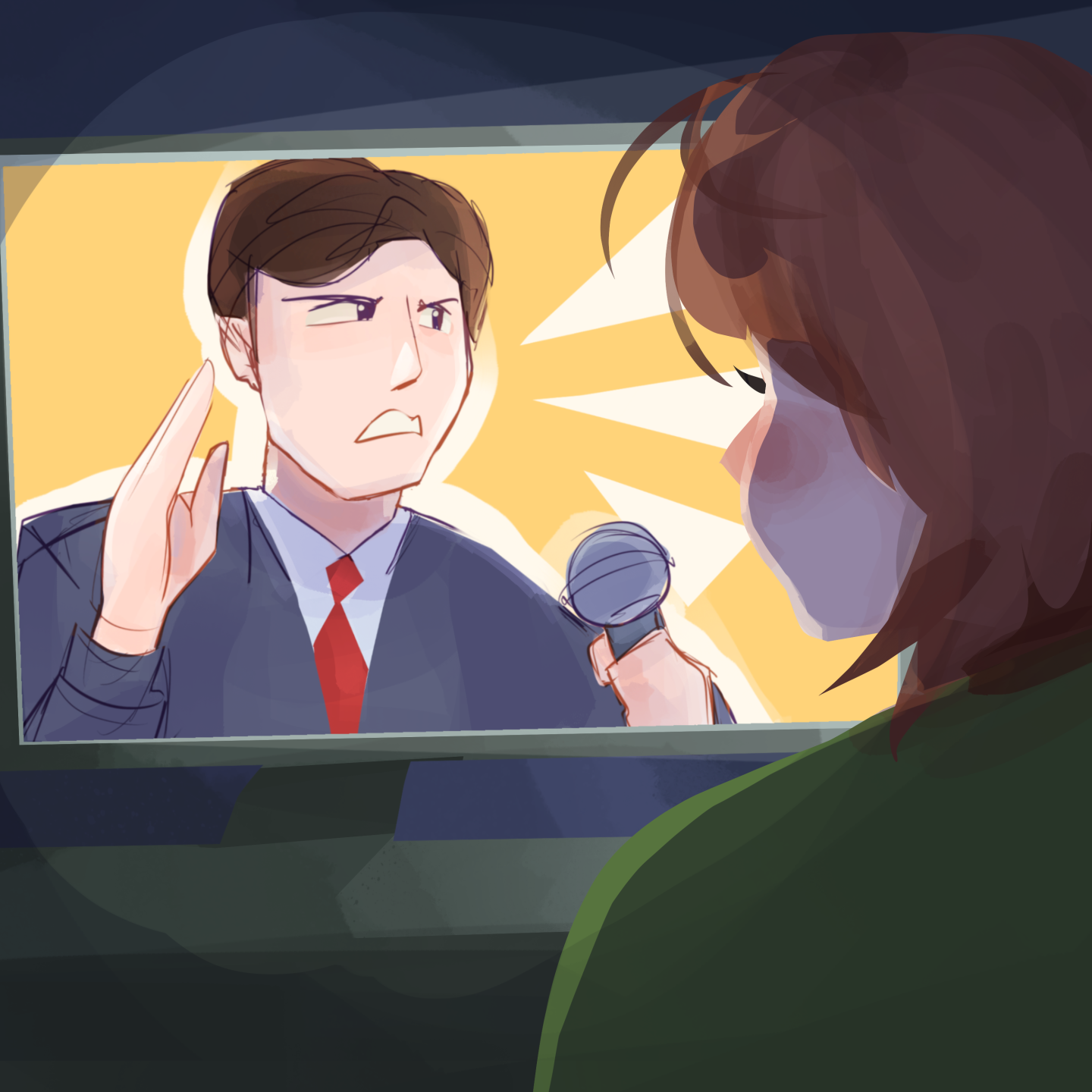 Political ignorance illustration